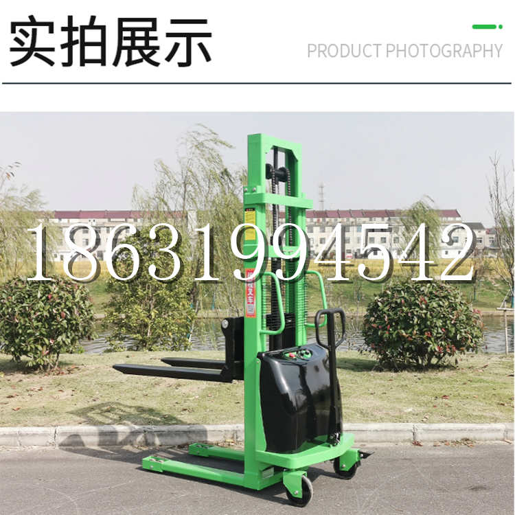 蕲春县电动叉车堆高车液压铲车电瓶1吨2吨站驾步行式小型全自动叉车